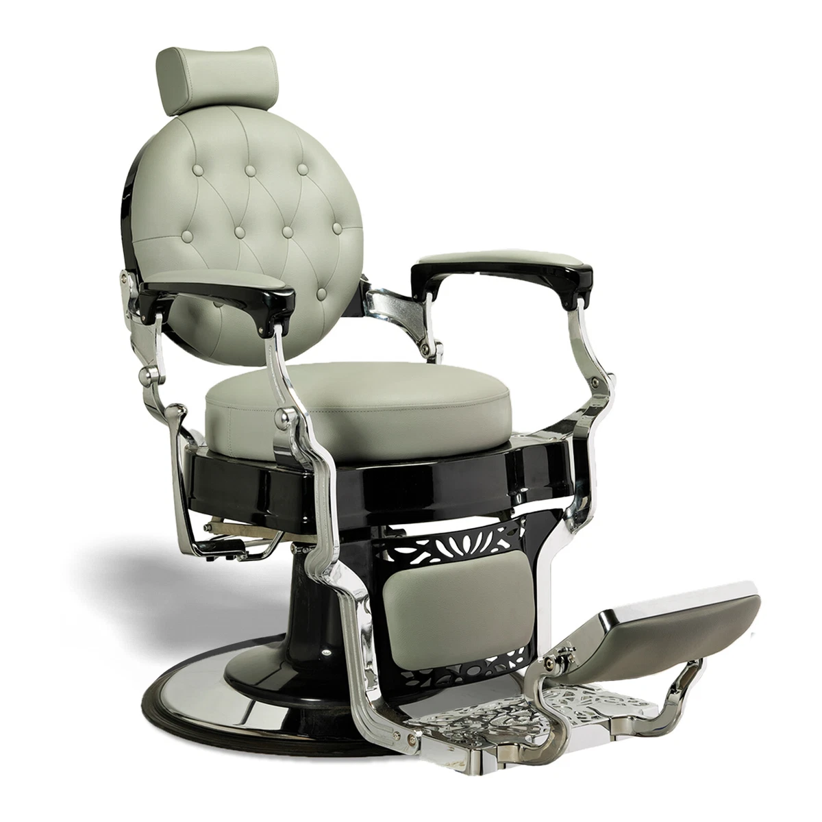 WILSON Vintage Barber Chair Reclining Heavy Duty Barber Chair