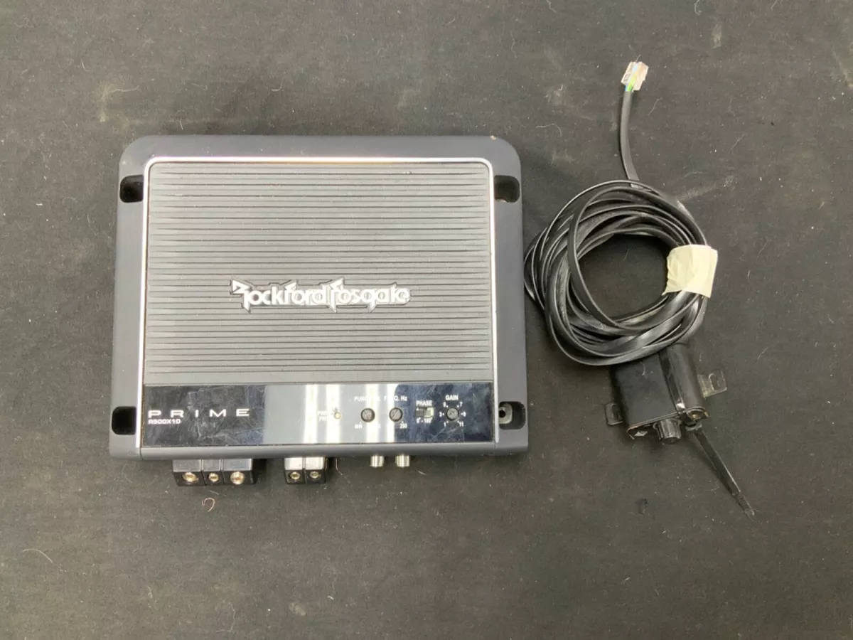 Rockford Fosgate Prime R500X1D 500 watt rms Mono Class-D Amplifier Car Audio