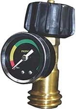 Propane Tank Gauge RV Pressure Brass Adapter Gas Level Meter Grill BBQ Indicator