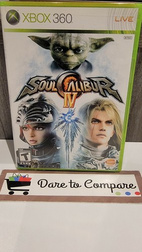 Soul Calibur IV Xbox 360 Game Tested Missing Manual