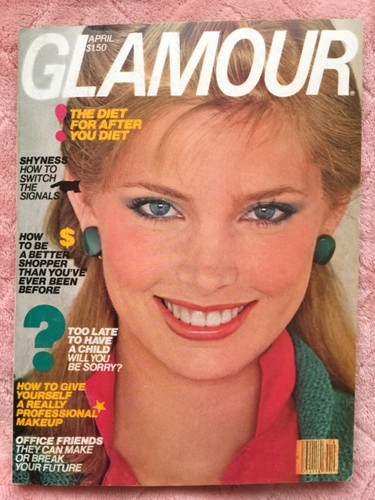 GLAMOR Magazine Kelly Emburg on the cover April 1979 no label - Picture 3 of 10