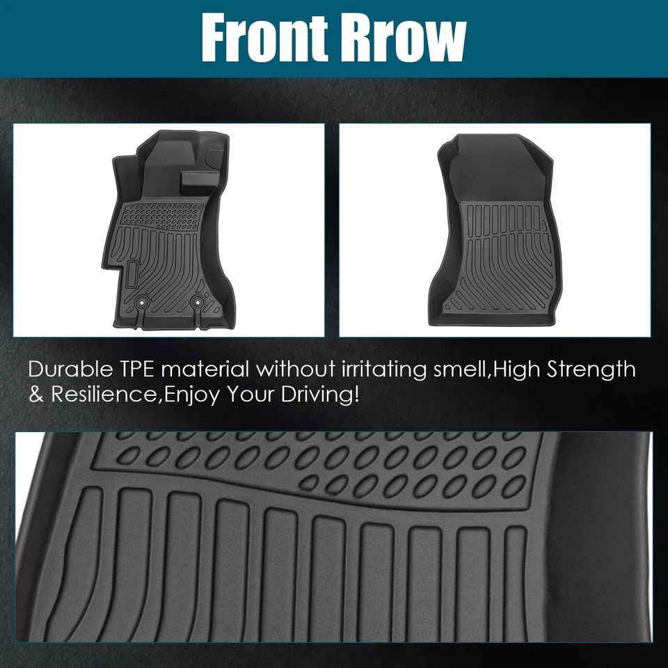 Alfombrillas Fit 2012 2013 2014 2015 2016 Subaru Impreza todo clima 3D TPE forros Foto 2 de 4