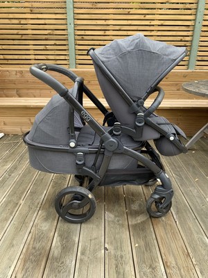 egg changing bag quantum grey