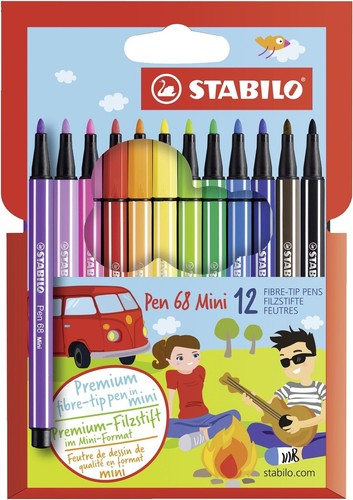 STABILO OHPen Universal Permanent – 4er Etui, Strichstärke 0,4 Mm, Schwarz – Folienstift