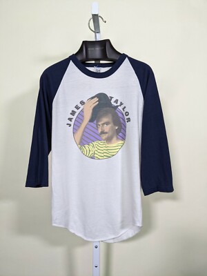 James Taylor Vintage 1983 Summer Tour 3/4 Sleeve The Knits Shirt