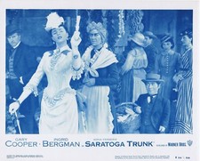 SARATOGA TRUNK Original 1954r US Lobby Card 6 Gary Cooper Ingrid Bergman