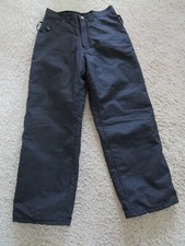 Youth BILLABONG Snow Pants Black Breathable Waterproof Outerwear Nylon Size L