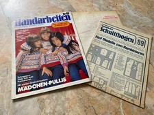 HANDARBEITEN Nr.89 mit Schnittbogen,1977,Sticken,H&auml;keln,Sticken,Schneidern,Aufl&ouml;
