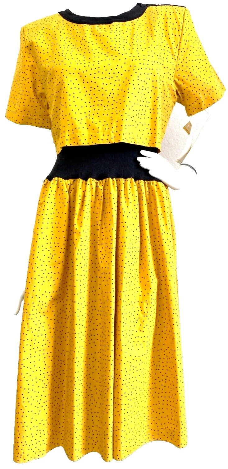 Cotton Polka Dot Midi Shirt Dresses