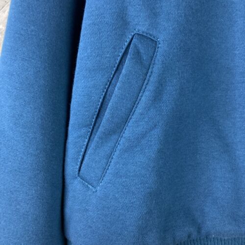 Juniors Hell Bunny Blue Size L Knit Varsity Jacket With Skull Snap Knit NEW - Picture 4 of 17