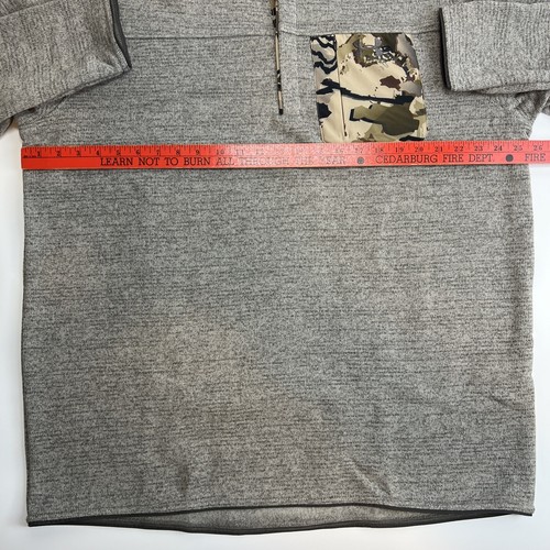 Under Armour Herren UA Specialist Henley 2.0 Fleecepullover Sweater grau Camouflage XXL - Bild 8 von 9