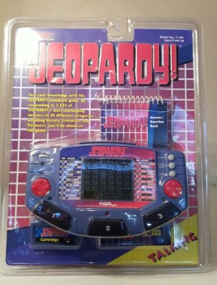 New Tiger Electronics Jeopardy Hand Held LCD Talking Game Show 1995 Model 7-581