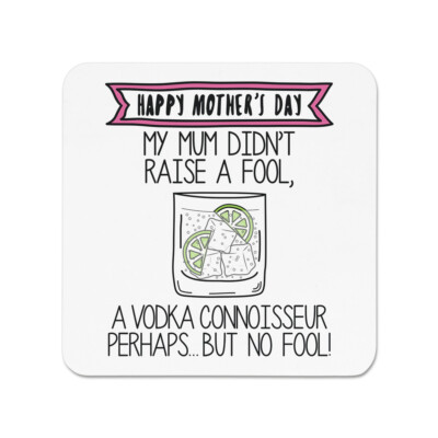 Happy Mother's Day Vodka Kenner Kühlschrankmagnet Mama betrunken Liebhaber lustig