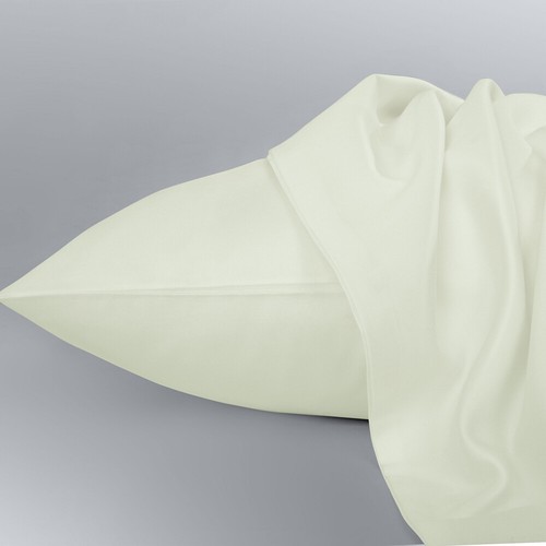 500TC Cotton Sateen Pillowcases Envelope Closure Pillow Cases 2 Pack Queen King - Picture 22 of 94