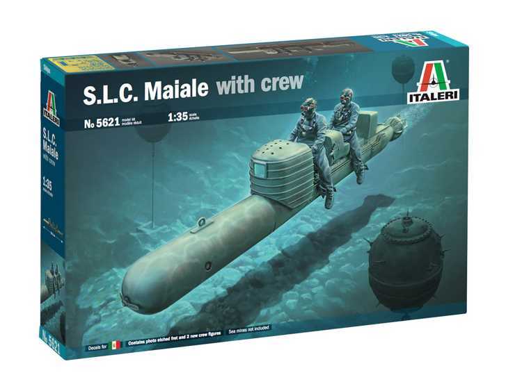 Italeri 1/35 5621 S.L.C. Maiale with crew