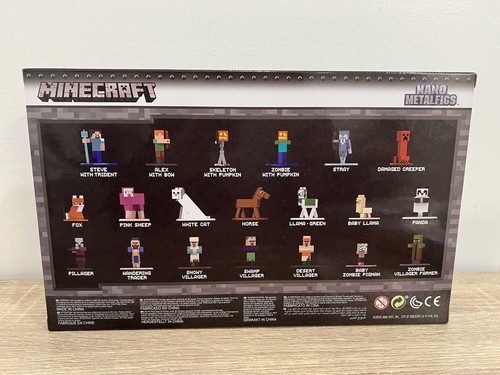 Jada Nano MetalFigs: MINECRAFT 20-Pack 1.65" Mini Die-cast Metal Figures Wave 3 - Picture 2 of 7