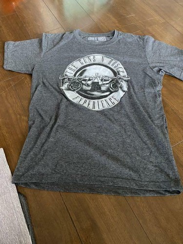 T-Shirt L Size Gray Guns N 'Roses