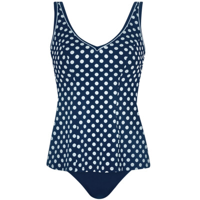 Sunmarin - Basic - Tankini-Set - Bademode - ohne Bügel - Breite Träger