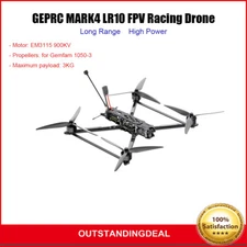 GEPRC MARK4 LR10 Long Range High Power FPV Racing Drone with Receiver 3KG Load