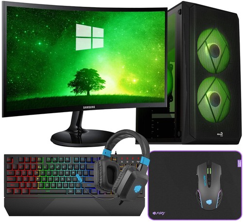 GAMING COMPUTER i5 7500 RX-6600 32GB SSD 1TB SSD WINDOWS 11 + MONITOR 24 - Bild 2 von 4