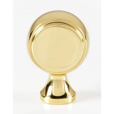 Alno A980-PB/NL Royale 7/8" Knob Unlacquered Brass