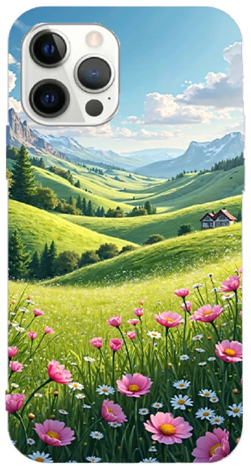 Custodia Cover Per iPhone  11 12 16  Pro Max in Silicone TPU Fantasia disegno - Immagine 3 di 3