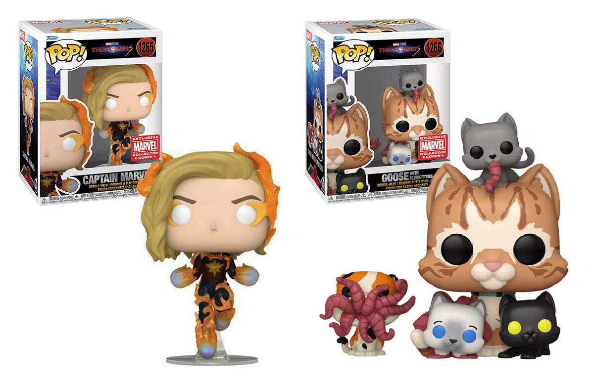 Marvel Collector Corps Funko Pop Goose W/ Flerkittens 1266