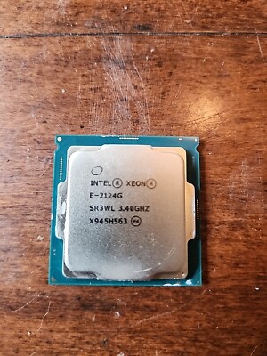Intel Xeon E-2124G 3.40GHz Quad-Core 8MB LGA 1151 Processor P/N: SR3WL Tested