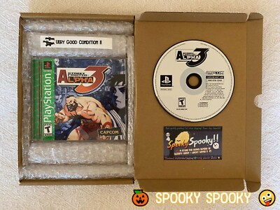 Street Fighter Alpha 3 PS1 - NTSC-U/C USA sehr guter Zustand CIB - hochwertige Verpackung