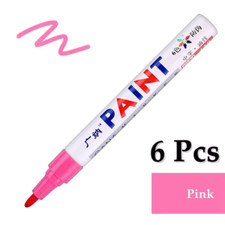 12 Colours Permanent Paint Marker Waterproof White Markers UK