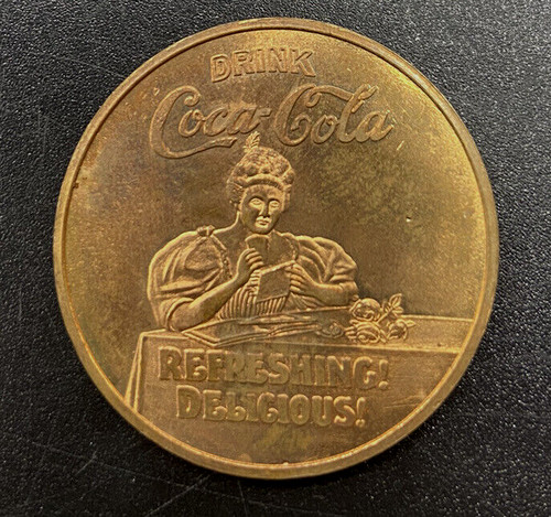 Brass Coca-Cola 75th Anniversary Coins - Louisville, KY