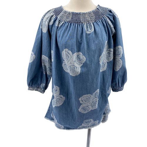 Mini vestido de mezclilla de hombro One X cucharada de plomo rosa talla mediana - Imagen 3 de 12