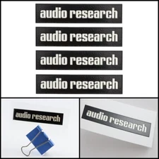 Audio Research logo badge Sticker Decal waterproof 81mm(3.18")X18mm(0.70")