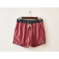 Vuori Kore Shorts Men's Medium Red Clay Athletic Performance Shorts EUC