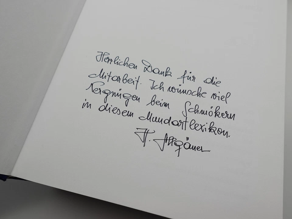 Vorarlberger Mundartwörterbuch. Signiert Hubert Allgäuer Band 1+2 Dialekt - Bild 2 von 4