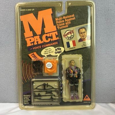 Toymax M PACT  Screech, Victor Savage, Figure 1991 M P.A.C.T. New MOC Read