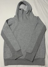 Zyia Active Women's Gray Fleece Pullover Hoodie Solid Long Sleeve Size M