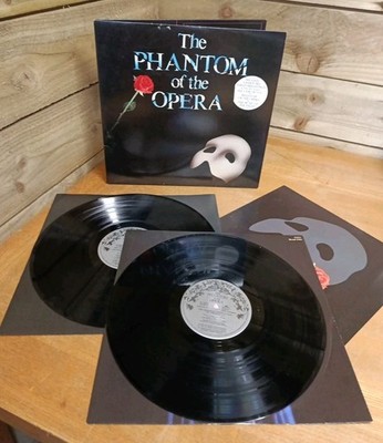 The Phantom Of The Opera Vinyl 2 x LP 1987  With Booklet  Lloyd Webber Musical 
