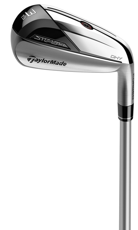 Left Hand TaylorMade STEALTH DHY 22* 4H Hybrid Regular Aldila Ascent Black 65 VG