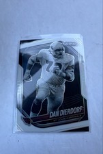2025 Panini Prizm Black - Dan Dierdorf #137 White Prizm /175