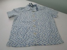 OshKosh B'gosh Toddler Boys' Shark Printed Woven Top  Size 3T  NWT