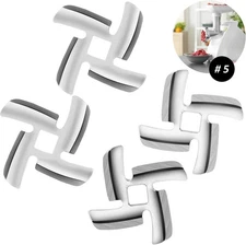 Mudder 4 Pack Meat Grinder Blade Size 5 Parts as picture shows 