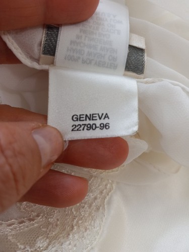Vtg NEIMAN MARCUS JONQUIL Diane Samandi Peignoir White Sheer Long Made USA L - Picture 10 of 10