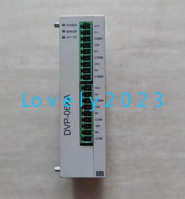 1pc used Delta PLC DVP06XA-S2