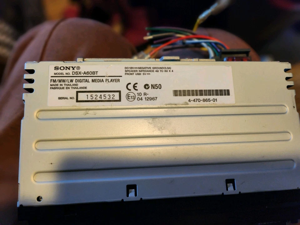 SONY DSX-A60BT 1-din autoradio bluetooth, aux, usb mp3 - Bild 2 von 3