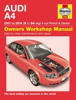 Audi A4 Petrol & Diesel (01 - 04) Haynes Repair Manual | Haynes Publishing