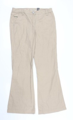 Beigefarbene Damen-Chinohose San Diego normale Passform UK-Größe 10