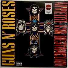 GUNS N ROSES - Appetite For Destruction LP Red Translucent Vinyl Exclusive EX GUNS N ROSES - Appetite For Destruction LP Red Translucent Vinyl Exclusive EX