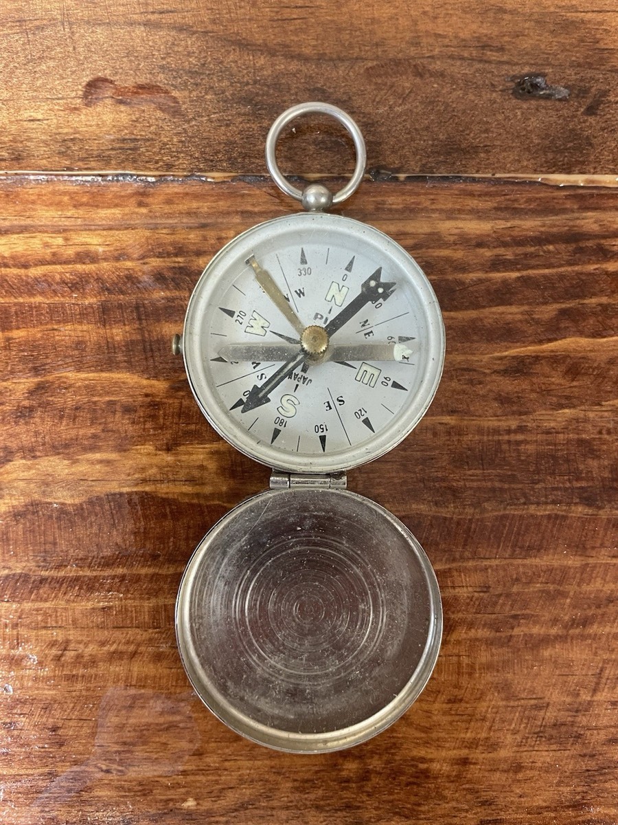 Vintage Japan Pocket Compass | eBay