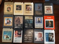 8-track Lot of 15 Country Pop Jazz Tapes Willie Nelson Eagles Tammy Wynette